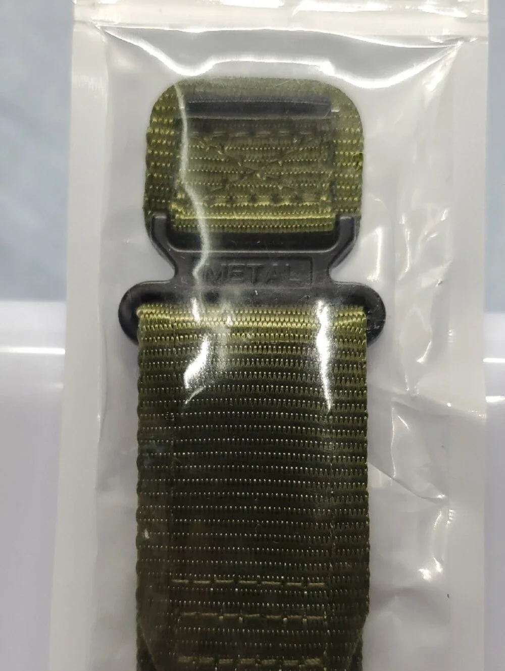 Olive Green Nylon Replacement Watch Band - Universal Fit